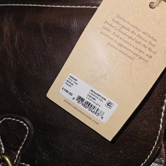 Patricia Nash London Leather Saddle Bag - Picture 7 of 7